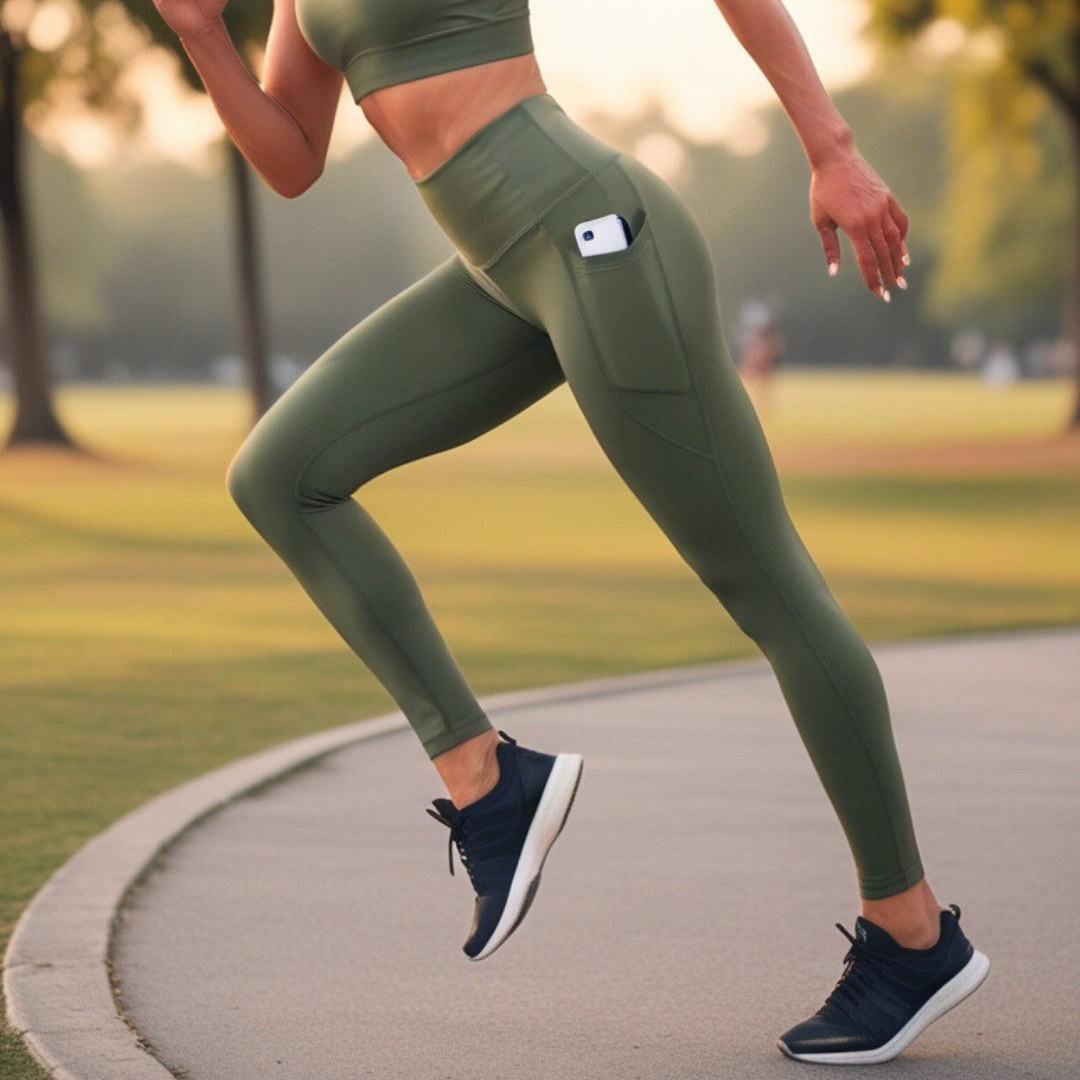Performance Sculpting Leggings with Pockets — Anti-Cellulite Technology