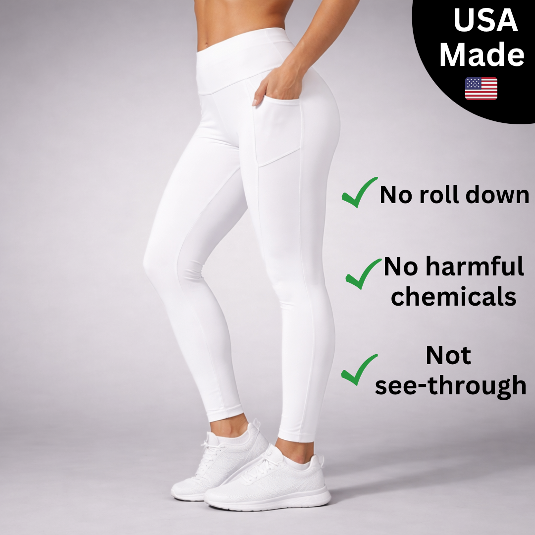 Performance Sculpting Leggings with Pockets — Anti-Cellulite Technology