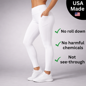 Performance Sculpting Leggings with Pockets — Anti-Cellulite Technology