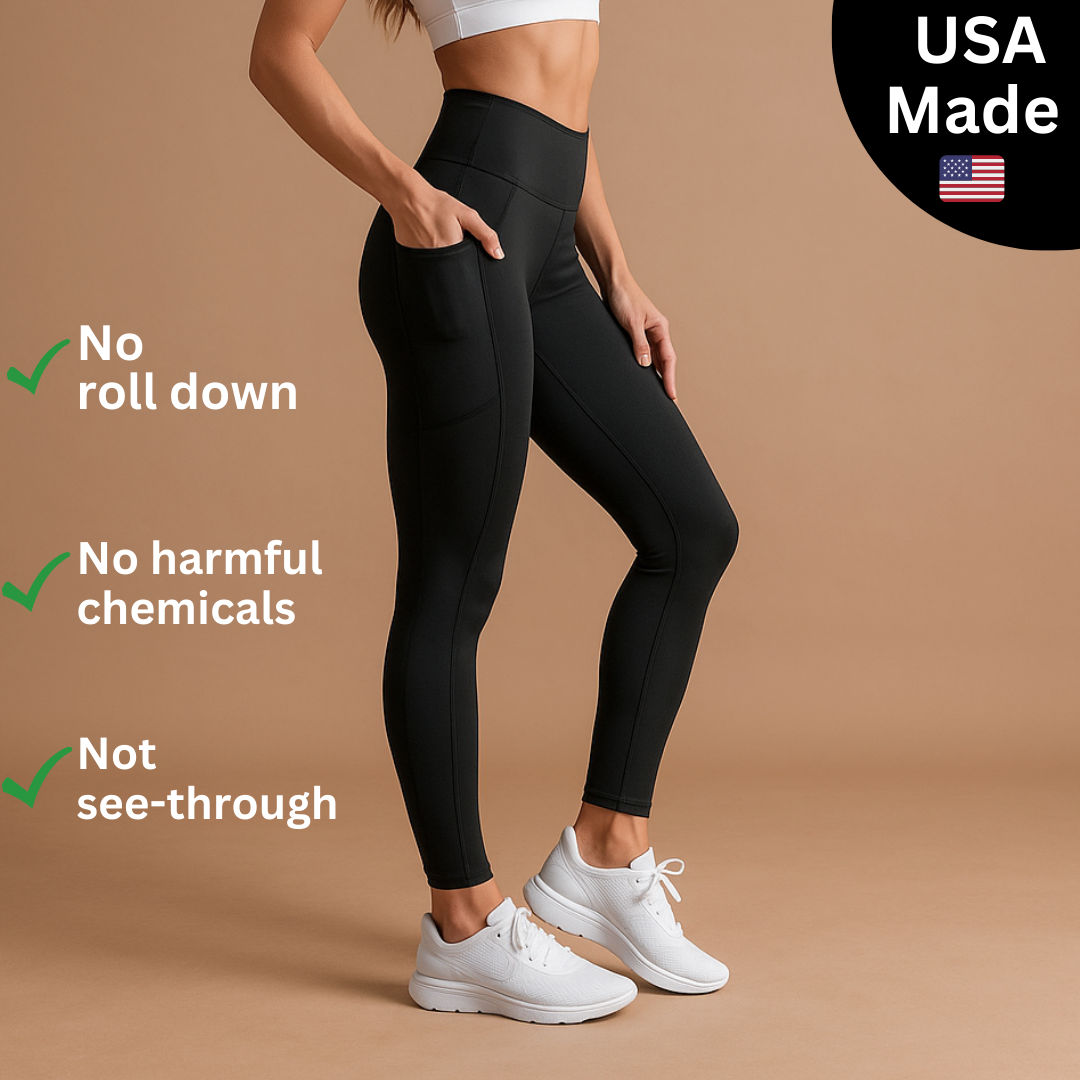 TrueSculpt Leggings with Pockets - Anti-Cellulite Technology