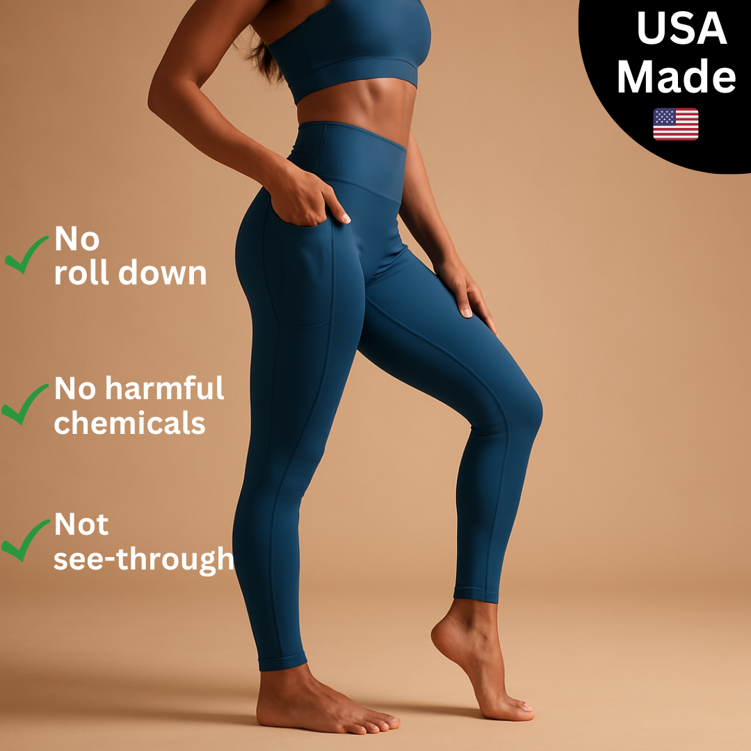 TrueSculpt Leggings with Pockets - Anti-Cellulite Technology