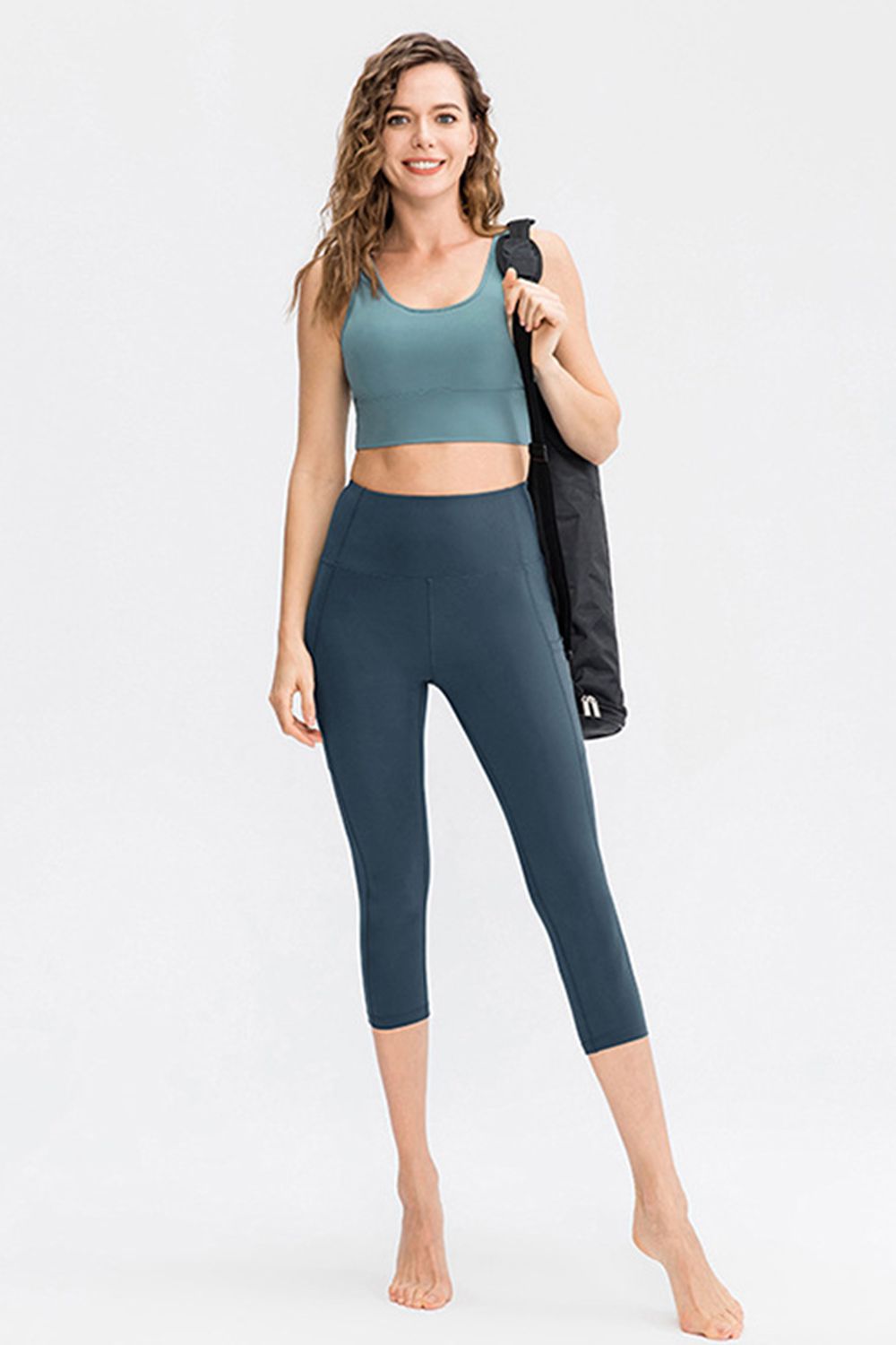 Cropped Cloud Leggings with Pockets